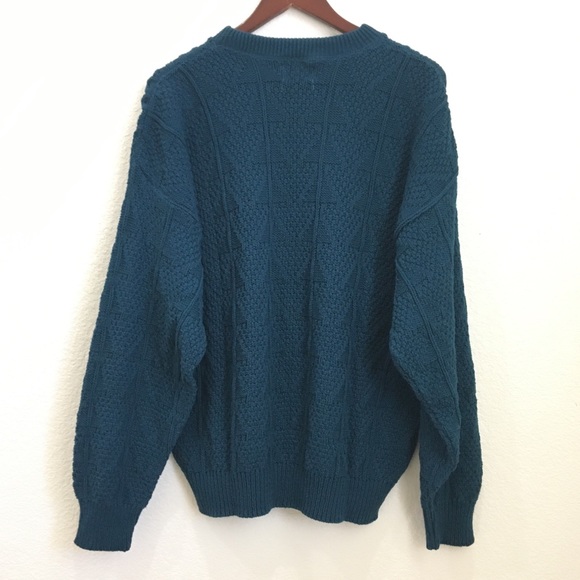 NWT Vtg Cambridge Classics Mervyns Teal Sweater - Picture 8 of 10